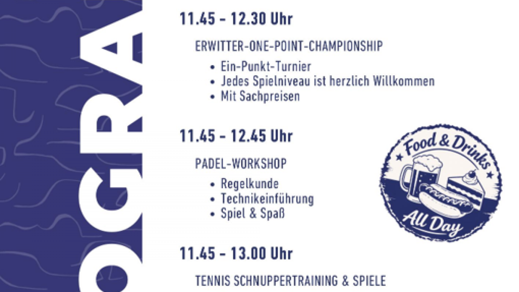 Programm Jubiläum 2026